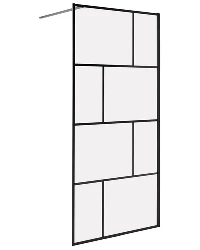 Produktbild BELIANI Duschwand Schwarz