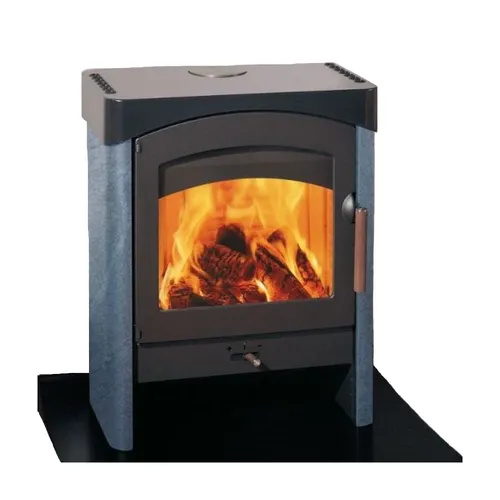 Thermoflux Kaminofen Pallas - Eleganter Kaminofen im Landhausstil mit 9 kW Heizleistung, ideal für effizienteres Heizen und Kochen. Perfekt für Räume bis 90 m², mit Sichtscheibe für faszinierenden Flammenschein.