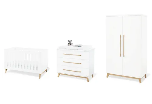 Pinolino® Babymöbel-Set Kinderzimmer-Set 'Riva' breit, 3-tlg.
