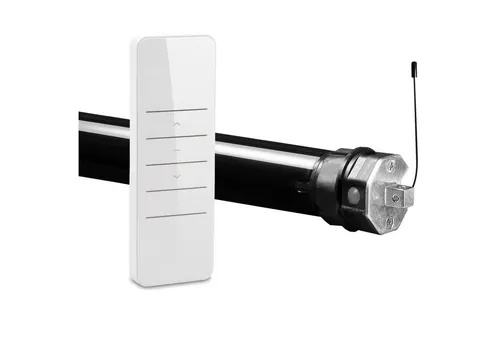 Nobily Rollladenmotor PRE4 13/14-40 - Elektromechanischer Rollladenmotor für 40mm Achtkantwelle, mit elektronischer Endabschaltung und 1-Kanal-Handsender für mehr Komfort und einfache Montage.