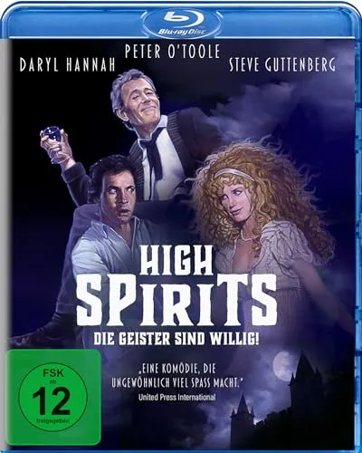 Blu-ray High Spirits - Die Geister sind willig! - Komödie über einen britischen Schlossbesitzer, der mit einer Geister-Show Touristen anlockt, nur um echte Gespenster zu entdecken. Ideal für Geister- und Komödienliebhaber!
