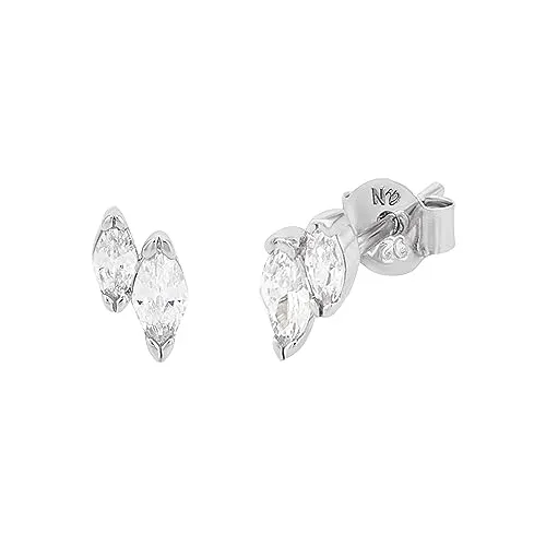 NOELANI Ohrstecker 925 Sterling Silber - Ohrringe für Damen, funkeln mit Zirkonia und kommen in einer eleganten Geschenkbox – perfekt für besondere Anlässe.