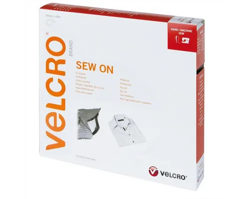Velcro brand Klettband für Textilien (30 mm) - VEL-EC60279 - Klettband für Textilien (30 mm) ideal für kreative Projekte, einfach anzubringen und wiederverwendbar, perfekt für Renovierungen und Bastelarbeiten.