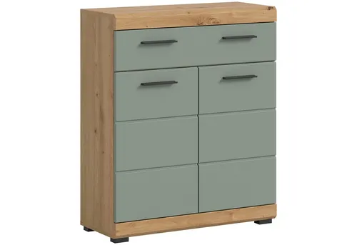 furnling Unterschrank Scott mit 1 Schublade und 2 Türen in grün von furnling