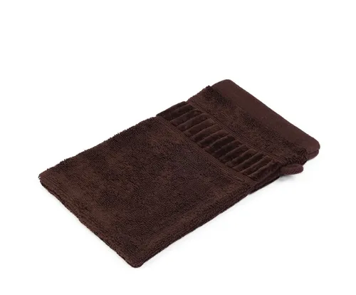 liebling Waschhandschuh Bio Baumwolle, Serie Organic, 500 gr. / m², 17 x 24 cm, 60 Grad, saugstark, schnelltrocknend, Farbe: Braun