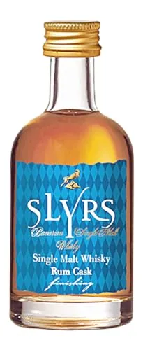 Slyrs Bavarian Single Malt Whisky | Rum Cask Finishing | 5 cl. Miniatur