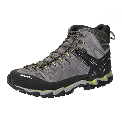 MEINDL Herren Lite Hike GTX Bootsschuh, Anthrazit/Lime, 47 EU - Wanderschuhe mit hervorragender Dämpfung, wasserdicht und atmungsaktiv – ideal für komfortable Outdoor-Abenteuer.