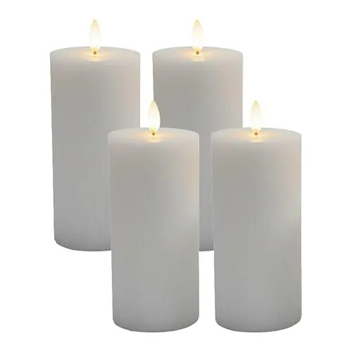 Kerzen Grau von Relaxdays