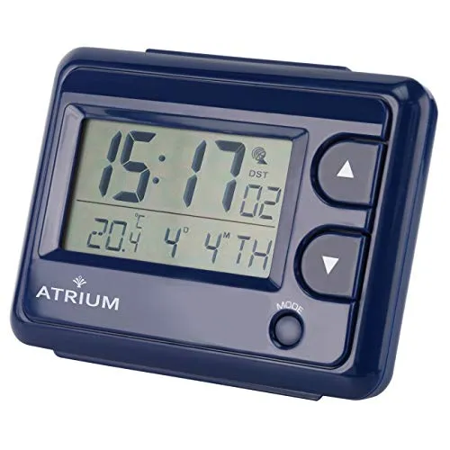 ATRIUM Digital Funkwecker A720-5 mit Licht und Innentemperaturanzeige