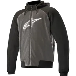 Alpinestars Chrome Sport Motorrad Hoodie, grau, Größe S von Alpinestars