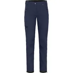 Bergson Outdoorhose TESSE COMFORT (slim) Damen Softshellhose, winddicht, strapazierfähig, Normalgrößen, peacoa blau normal | 36