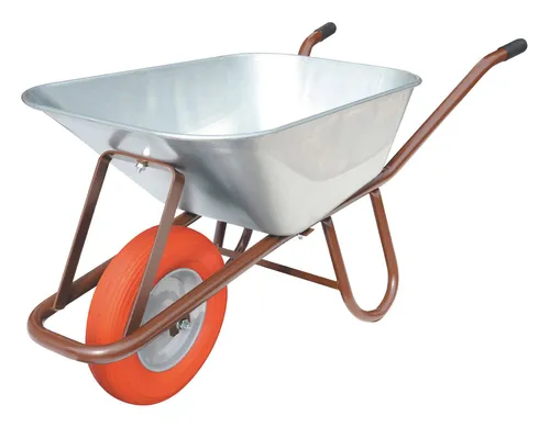 Müba Betonkarre mit polymerem Rad und Kugellager - 79963 - Robuste Sackkarre mit leichtläufigem polymerem Rad und Kugellager, ideal für den Transport von schweren Lasten im Bau- und Gartenbereich.