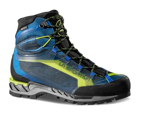 La Sportiva Trango Tech GTX Electric Blue/Lime Punch (46) - Wanderschuhe für alpine Abenteuer, besonders leicht und flexibel, ideal für technische Zustiege und Bergführer-Einsätze.