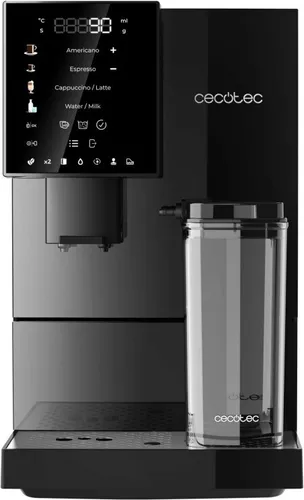 Cecotec Superautomatische Kaffeemaschine Cremmaet Compactccino 1350 W - Kompakte Kaffeevollautomaten mit 19 Bar Pumpendruck und integrierter Mühle für frisch gemahlenen Kaffee. Schnelles Aufheizen und automatische Reinigung für perfekten Genuss.