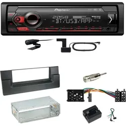 Pioneer MVH-S420DAB Bluetooth USB MP3 WMA Einbauset für BMW 5er E39 bis 09/2000