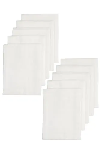 Meyco Baby Stoffwindeln White 10-Pack