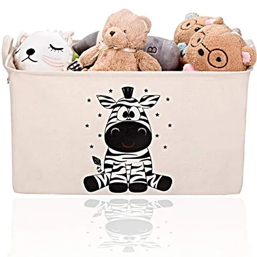 Spielzeugkorb Kinder Große Rechteckige Mit Deckel 2nd Generation Spielkoffer, Zusammenklappbarer Aufbewahrungsbox Für Kinderzimmer Spielzeugkorb Für Das Wohnzimmer Starre Platzsparende Box Aus Stoff