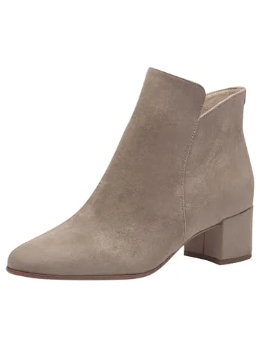 Stiefelette TAMARIS Damen, Gr. 41, hellgrau - Elegante Stiefelette von Tamaris in veganer Verarbeitung, mit komfortablem Blockabsatz und schmaler Passform – ideal für stilvolle Outfits.