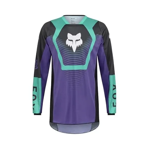 Fox MX Jersey 180 Collect - Grape - Herren MX Jersey in violett, aus 100% Polyester, ideal für Offroad-Fahrten und Freizeitaktivitäten. Bequem und stylisch für aktive Erwachsene.
