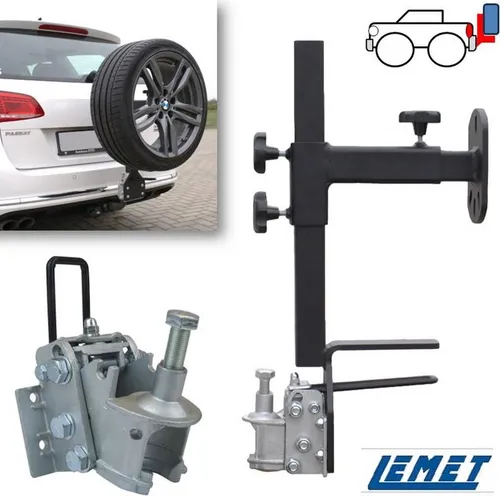 Felgenhalterung mit Neigungsfunktion für AHK für Toyota Land Cruiser 100 98-07