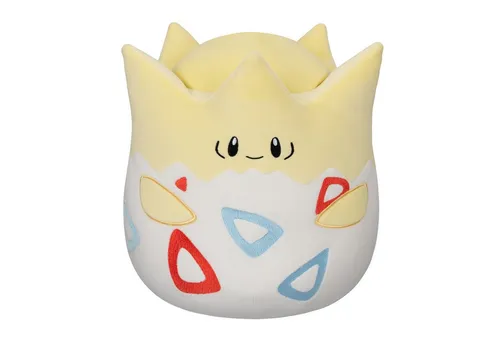 Pokémon Squishmallows Togepi 25cm Kuscheltier - Kuscheltier im Pokémon-Design, perfekt zum Kuscheln und Sammeln für Film- und Fernsehliebhaber.