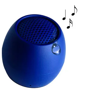 BOOMPODS ZERO Bluetooth-Lautsprecher dunkelblau - Spritzwassergeschützter Lautsprecher mit kraftvollem Sound und 5 Std. Akkulaufzeit. Ideal für Outdoor-Aktivitäten und Partys.