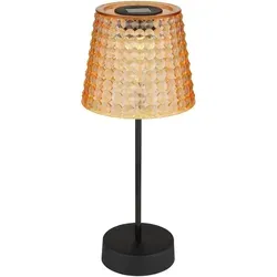 Globo LED-Solarleuchten-Set Ø 12,5 cm x 29 cm Amber 2 Stück in gold von Globo