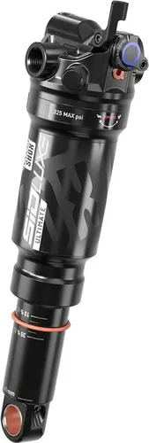 RockShox SIDLuxe Ultimate 2P Solo Air Remote Trunnion Dämpfer 165 mm x 37,5 mm - Dämpfer mit innovativer Solo Air Technologie für optimales Fahrverhalten und individuelle Anpassung, ideal für anspruchsvolle Mountainbiker.