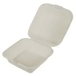 Papstar Pure Hamburger-Boxen, Zuckerrohr 82221 , 1 Packung = 25 Stück