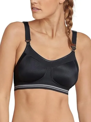Produktbild Schiesser Damen Sport BH mit Cup- und Stützfunktion, schwarz