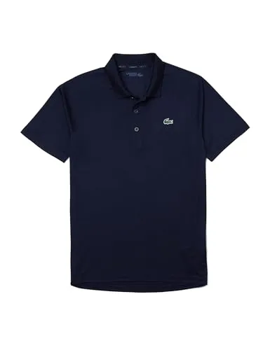 Produktbild Lacoste Herren Polo-Shirt Kurzarm DH3201, Männer Polo-Hemd,3 Knopf,Regular Fit,Blau,4 (M)