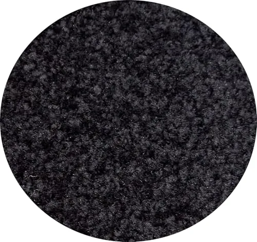 MERTEX Runde Schmutzfangmatte Ø 100 cm in Schwarz in schwarz von MERTEX