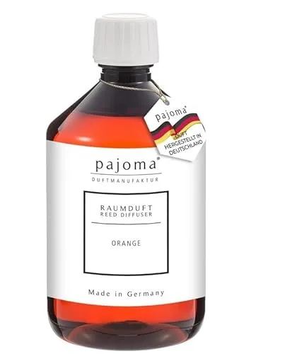 pajoma® Raumduft Nachfüllflasche 250 ml | Nachfüller für Lufterfrischer | intensiver und hochwertiger Duft in Premium Qualität (Orange)