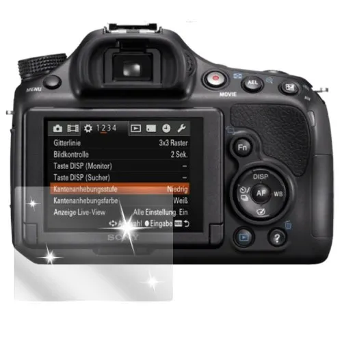dipos I 6X Schutzfolie klar kompatibel mit Sony Alpha 58 Folie Displayschutzfolie