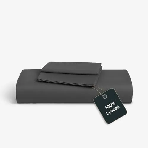 Produktbild twenty:three® Bettwäsche Lyocell Dark Gray, 200 x 220