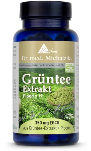 Grüntee Extrakt + Piperin nach Dr. med. Michalzik- -von BIOTIKON®