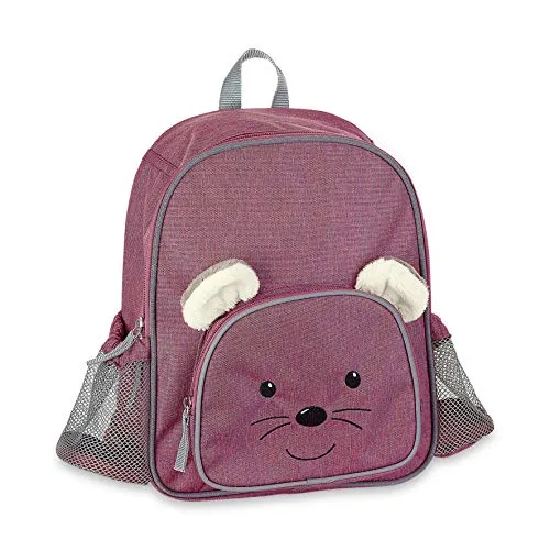 Sterntaler 9602001 Funktionsrucksack, Maus Mabel - Schulranzen für Kinder ab 3 Jahren, ideal für Kindergarten und Ausflüge mit reflektierendem Material für bessere Sichtbarkeit und praktischen Fächern.