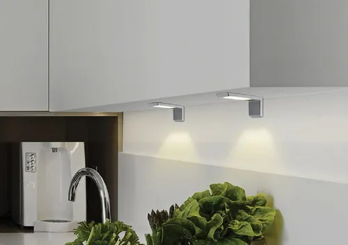 L&S Unterschrankleuchte Angle 2er SET LED mit Touchsensor - Moderne Anbauleuchte im 2er SET, warmweißes Licht für gemütliche Atmosphäre. Mit elegantem Touchsensor und langlebiger Kunststoffkonstruktion ideal für die Beleuchtung unter Hängeschränken.