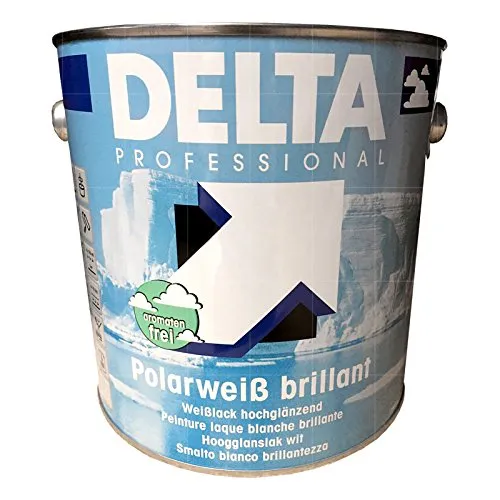 Delta Professional Polarweiß brillant Hochglanz-Weissback - 2,5L