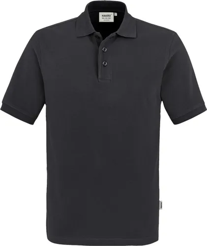 HAKRO Poloshirt Classic 810, karbongrau, Größe M von HAKRO