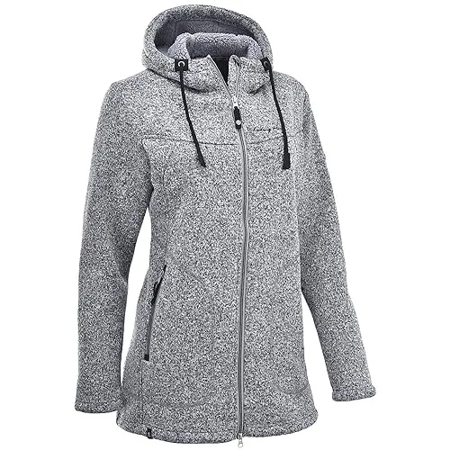 MAUL Sport Wilde Kaiserin Strickfleece Mantel light grey (07) 44