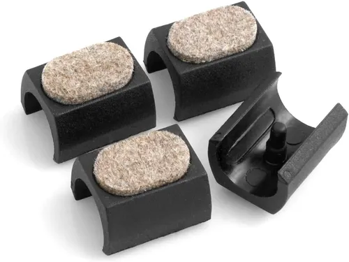 Design61 Filzgleiter 4er Set für Freischwinger Stuhlgleiter Ø 23-25 mm