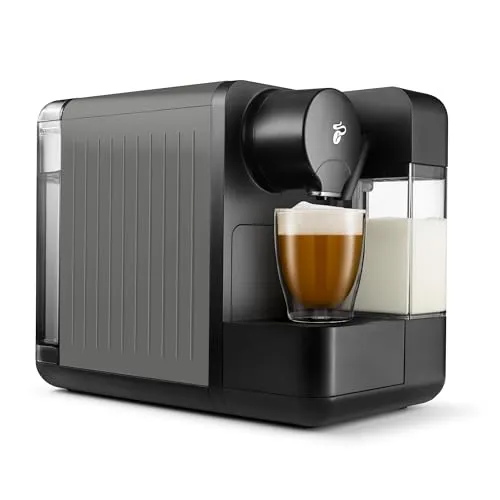 Tchibo Cafissimo „milk“ Kaffeemaschine - 1-Tassen-Kaffeemaschinen für Caffè Crema, Espresso und Milchspezialitäten – mit integriertem Milchaufschäumer für perfekten Genuss auf Knopfdruck.