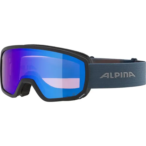 Alpina Scarabeo S Q-lite Skibrille - Herren & Unisex Skibrillen mit großem Sichtfeld, Fogstop-Beschichtung und 100% UV-Schutz für optimalen Tragekomfort und Sicht beim Skifahren.