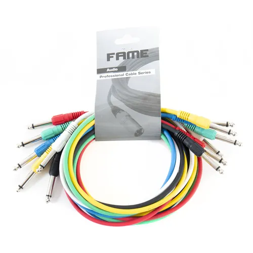 MUSIC STORE Patchkabel 6er-Pack 1 m