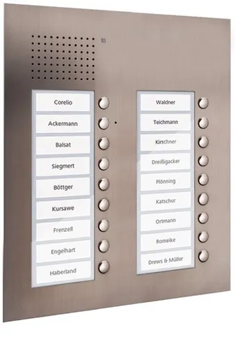 TCS PUK18/2-ES Audio Außenstation von TCS Audio Türlautsprecher