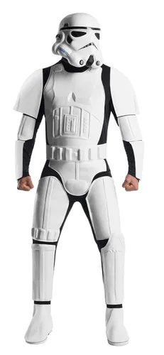 Rubies 3 888572 - Stormtrooper Deluxe Kostüm für Erwachsene, Größe M/L, perfekt für Halloween und Rollenspiele