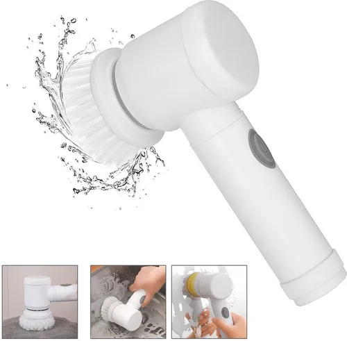 Elektrische Reinigungsbürste, Motorisierte Flächenbürste, Multifunktionsbürste, Handgerät, 8 Bürsten