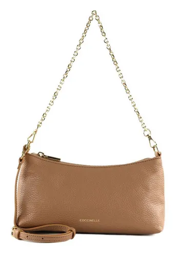 Coccinelle Aura Umhängetasche aus Leder 21.5 cm - Braun - Elegante Handtasche aus hochwertigem Leder, ideal für den Alltag und besondere Anlässe.