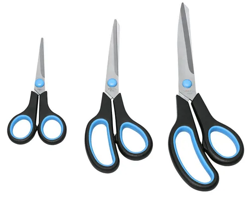 WESTCOTT Papierscheren-Set Easy Grip, 3 St.